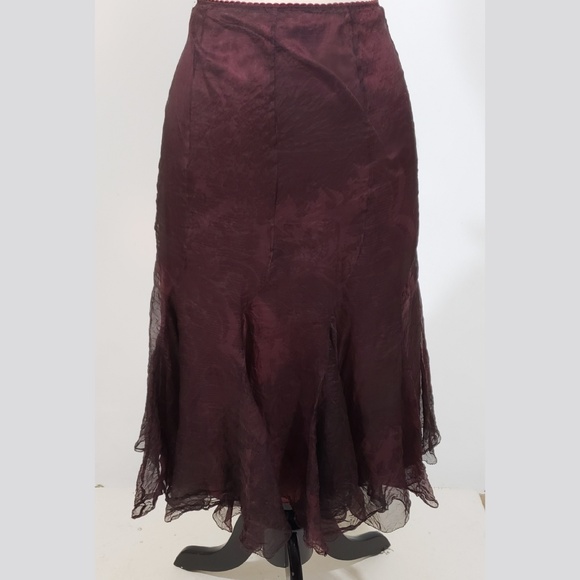 Elie Tahari Long Skirt  sz 10 festival - Picture 1 of 3